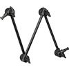 Manfrotto 196AB-3 Braccetto con 3 Sezioni in Alluminio, Nero