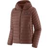 Patagonia Down Sweater Hoody W - giacca in piuma - donna, Brown