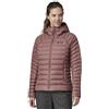 Patagonia Down Sweater Hoody W - giacca in piuma - donna, Bordeaux