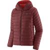Patagonia Down Sweater Hoody W - giacca in piuma - donna, Red/Red