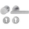 Hoppe Amsterdam - Set di rosette in acciaio inox F69 WG E58/42KV/42KVS/1400Z