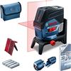 Bosch Professional Livella Laser GCL 2-50 C (laser rosso, da interno, con app, supporto, raggio d'azione visibile: fino a 20 m, 4x batterie AA, confezione in cartone)