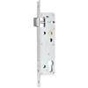 Funnytek Serratura da infilare con leva in acciaio inossidabile, serratura per porta da 85 mm di centro e 35 mm di revés per porte interne ed esterne, serratura da infilare con telaio satinato in nichel