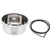 Holigie Lavello per camper Lavello piccolo Lavello da cucina rotondo in acciaio inossidabile 304 295x130 mm Lavello da cucina per camper Caravan Camp Boat Yacht Cucina