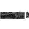 Itek Tastiera + Mouse Itek DEC C01 - Cablati USB, Tastiera a Membrana 105 Tasti , Mouse Ottico 3600 DPI