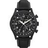 Timex Waterbury - Orologio da polso tradizionale con cronografo al quarzo, da uomo, Nero, cinghia