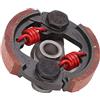 Shanrya Pad frizione con molle, pad frizione per bici cross in ceramica in lega per 2 tempi 43 47 49 Pocket Quad Crosser 4 ruote