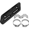 Uxsiya Protezione Termica del Tubo di Scarico, Decorazione Personalizzata Anti-scottatura Protezione Termica dello Scarico ABS Universiale per motocicli a 4 Tempi ATV UTV(Nero)