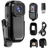 Andoer Mini Action Camera WiFi 1080P 30fps Videocamera digitale con schermo LCD da 0,96 pollici Batteria ricaricabile incorporata Rilevamento del movimento con supporto magnetico Clip Cover protettiva