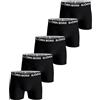 Björn Borg Bjorn Borg - Boxer da Uomo, Confezione da 5 Pezzi, Colore: Nero, Nero, XL