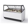 Mondial Vetrina gelato e pasticceria gelata - 20 vaschette da 5 L - Temp. da: -14°-1°C / a: -10°C +5°C - Cm 185