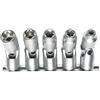 SW-Stahl 04461L Set di Bussole Snodate 3/8 Pollici, Bussole Torx E6-E14 | 5 Pezzi, Bussole a Snodo E6-E8-E10-E12-E14 per Profilo E-Torx, Attacco Quadro Interno 10 mm, in Acciaio Speciale Resistente
