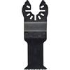 DEWALT ACCESSORI PER UTENSILE MULTIFUZIONE - Lama per tagli ad affondamento - larghezza 31mm lunghezza 43mm - Per tagli veloci e precisi su legno, cartongesso e materiali plastici