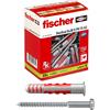 Fischer DuoSeal 6 x 38mm Tasselli Sigillanti con Vite Inox A2 per Ambienti Umidi, Piastrelle, Box Doccia, Bagno, Saliscendi, 557727