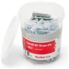 Fischer UV 10 S, Secchiello con 50 Tasselli con Vite, Misura 10 x50 mm, 50 Tasselli + 50 Viti, Idonei per Mattoni Pieni e Forati, 531388