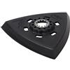 wolfcraft Piastra di levigatura velcrata per multifunzione Expert con attacco STARLOCK I 4247000 I Per levigare angoli e nicchie