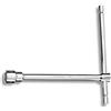 Beta 950 13, Chiavi a T semplici esagonali cromate 13mm, Ideali per avvitamenti rapidi e ripetitivi, Struttura resistente e duratura, Triplice marcatura della misura, Design ergonomico