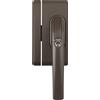 Abus Fo400N Al0125 Maniglia con Blocco, Serratura a Spinta con Cilindro per Finestre, Chiave Maestra, Livello di Sicurezza: 10, 37187, Marrone