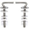 Cornat TEC364896 - Cerniera per sedile WC con fissaggio rapido, in acciaio INOX, per Pino, Tinos, Activ Clean, Pula, Safe, 1 pezzo