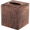 Monarch Abode - Scatola Porta fazzoletti in Metallo martellato a Mano, Colore: Rame