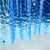Ga-Geetopia Fodera per tenda da doccia in plastica EVA 3D Blue Water Cube - Premium leggero 182,9 x 182,9 cm, colore blu con occhielli in metallo antiruggine e magnete ponderato