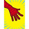 Komar Quadro da parete Marvel PowerUp Spider-Man Hand Dimensioni: 50 x 70 cm