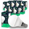 V-TAC 10x Lampadine LED P45 Massima Efficienza - E14-3,7W (Equivalenti a 25W) - 320 Lumen - Lampadina LED Pallina da Golf - Risparmio Energetico - Luce Bianca Fredda 6500K