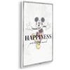 Komar Disney - Stampa su tela con cornice in vero legno, motivo Mickey Be Baby, dimensioni 40 x 60 cm, per cameretta dei bambini