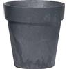 Prosperplast Vaso da fiori 2,2L Cube 17x17x15 cm, Antracite