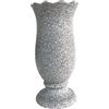 Generic Vaso per tombe per cimitero commemorativo decorazione tomba colore marmo con punte di terra viene fornito con schiuma di fiori