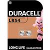 Duracell 2X Duracell LR54 (1 Blister Da 2 batterie) 2 Pile (LR1130/V10GA/189/191)