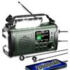 Wholede 20000mAh DAB/DAB+/FM Radio Portatile Ricaricabile, 3 Metodi di Ricarica, 11 en 1 Solar Radio a Manovella avec Power Bank, Bluetooth5.3, SOS, Torcia, Bussola,Scheda TF e Luce di Lettura