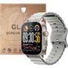 MEMELOKA Vetro Temperato per Realme Watch 5, 3 Pezzi [Anti-Impronta][Senza Bolle] Durezza 9H AntiGraffio HD Pellicola Protettiva
