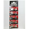 Camelion Ag10 / Lr54 / 189/389 / Lr1130 Confezione da 10 batterie alcaline a lunga durata (data di scadenza marchiata)