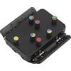 Walfront Ukulele Aid Ukulele Chord Trainer Un Colore Una Corda Apprendimento Strumento di Pratica Didattica Aiuta L'apprendimento per Principianti((Aiuto per ukulele))