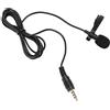 Bewinner 3.5mm Microfono Omnidirezionale a Condensatore, Lavalier Microfono Clip-on, Compatibile con Videocamere, Smartphone, Dispositivi Android e