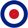 Tribal T-Shirts Mod Target DJ Slipmat Giradischi Deck 30,5 cm