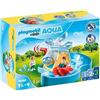 PLAYMOBIL 1.2.3 Aqua 70268, Ruota acquatica con giostrina, dai 2 Anni