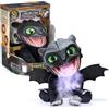 WOW! STUFF How To Train Your Dragon Toothless Puppetronic by RealFX - Looks-Feels-Sounds Real, 50+ Action & Sounds, 10 High Plush, Kids Ages 6+