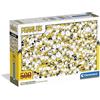 Clementoni Puzzle Impossibile - 500 Pezzi per Adulti e Ragazzi, Illustrazioni con Tema Peanuts Snoopy e Amici, Idea Regalo, Made in Italy, 49x36 cm, Poster Incluso, 35806