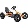 BERG Karting Buddy B-Orange | Kart a Pedali, Go-Kart, Sedile Regolabile, Ruote Gonfiabili, Kart a Pedali per Bambino, Bici e Veicolo per Bambini 3-8 Anni