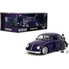 Jada Giocattoli - 1:24 mercoledì 1972 VW Beetle con mercoledì e figure di cose - Giocattolo da collezione per adulti e bambini