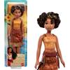 Mattel Disney Moana 2 Loto Fashion Doll con 2 accessori, vestito rimovibile con cintura e ascia, ispirata al film
