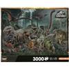 AQUARIUS Jurassic World - Puzzle da 3000 pezzi (puzzle da 3000 pezzi), senza riflessi, vestibilità precisa, con licenza ufficiale, prodotto e oggetti da collezione Jurassic World, 106 x 89 cm
