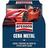 Arexons 8271 Cera Metal 250 ml | Cera Auto, Pasta per Lucidare, Protegge dai Raggi UV, Formulazione Metal, Lucida e Protegge, Effetto Super Lucido