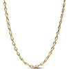 PANDORA Collana con 8 maglie a catena placcata in oro 14k, 50