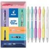 Pilot G2 07 - Penna a sfera retrattile, tratto 0,7 mm, punta 0,39 mm, linea larga, ricaricabile, bl-g2-7 (1 pastello - 6 pennarelli)