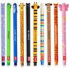 LEGAMI - Set di 10 penne gel cancellabili, penna Erasable Pen, penne con inchiostro cancellabile, penna gel cancellabile senza consumare, punta da 0,7 mm, colori assortiti e motivi animali
