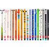 LEGAMI - Set di 18 penne gel cancellabili con inchiostro cancellabile termosensibile, gamma di colori dell'inchiostro e design del fusto, punta da 0,7 mm, disegni di animali, pollo, maiale, asino