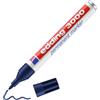 edding 3000 pennarello indelebile - acciaio blu - 1 penna - punta rotonda 1,5-3 mm - pennarelli permanenti ad asciugatura rapida - impermeabili, a prova di sbavature - per cartone, plastica, legno,